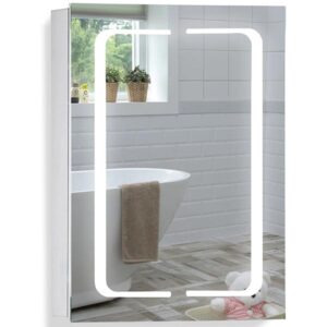 Athena CABM17 LED Illuminated Bathroom Mirror Cabinet Img01