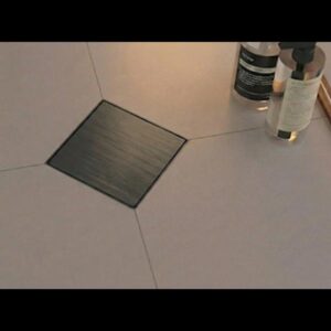 Fixplus by Redwing Square Drain Gun Metal