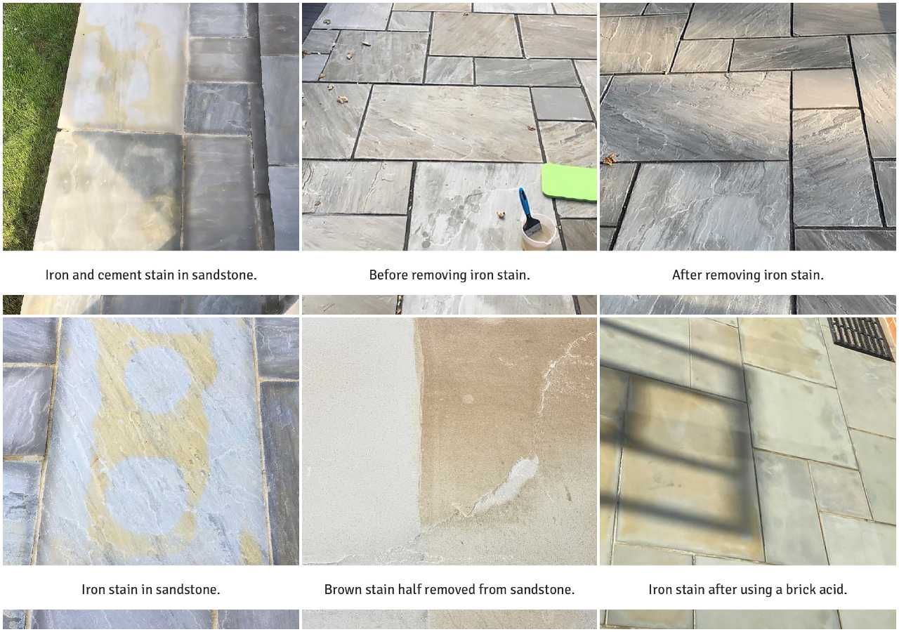 ECOPROTEC Iron Stain Away Usage Examples