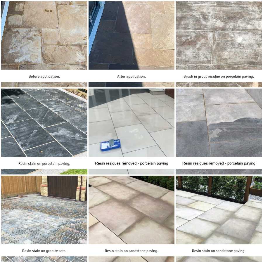 ECOPROTEC Joint Residue Remover Usage Examples