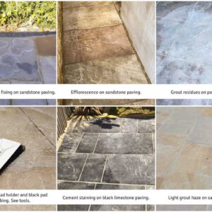 Ecoprotec Cement Grout Salt Residue Remover Usage Examples
